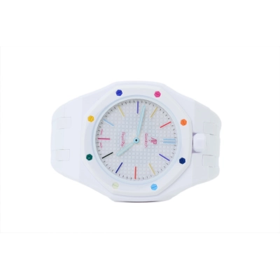 Swatch x Audemars Piguet Quartz Watch White Multicolor 02