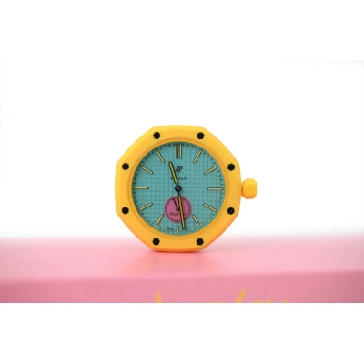 Swatch x Audemars Piguet Quartz Watch Yellow & Pink 01