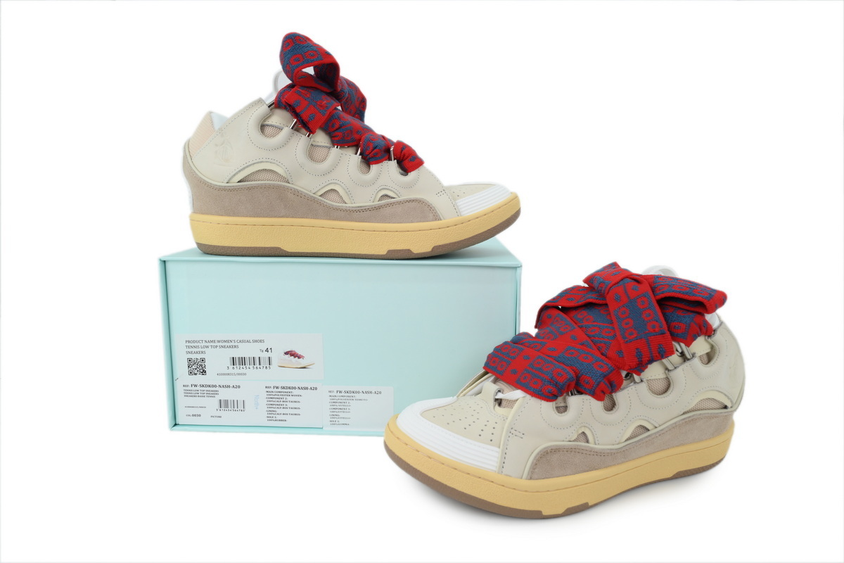 Lanvin Curb Sneakers Beige – Premium Ver.