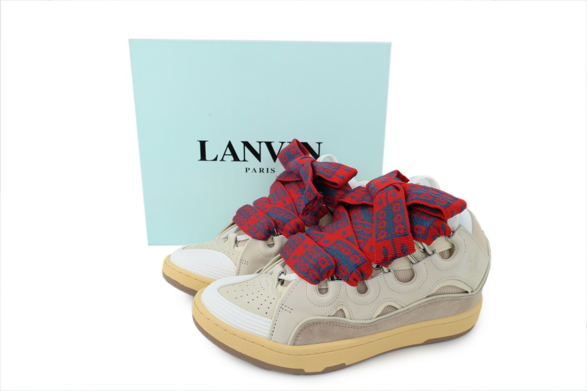 Lanvin Curb Sneakers Beige – Premium Ver.