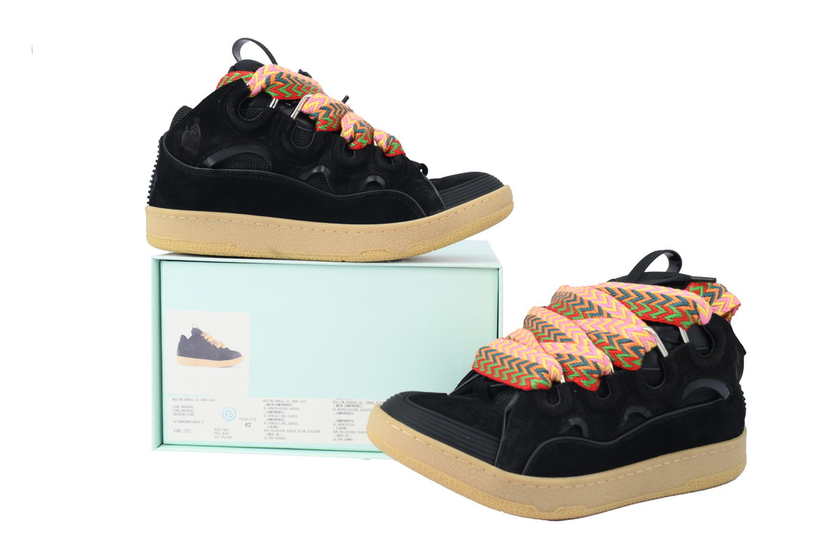 Lanvin Curb Sneakers Black Yellow – Premium Ver.
