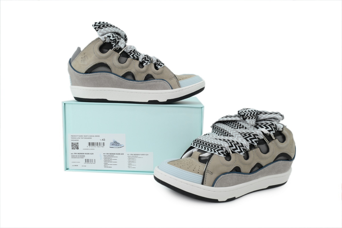 Lanvin Curb Sneakers Blue Gray – Premium Ver.