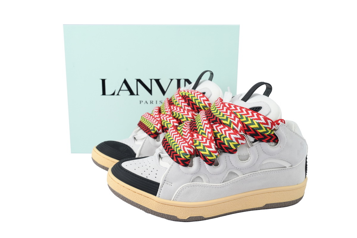 Lanvin Curb Sneakers Gray White – Premium Ver.