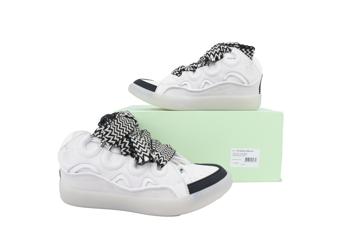 Lanvin Curb Sneakers Gray White Black – Premium Ver.