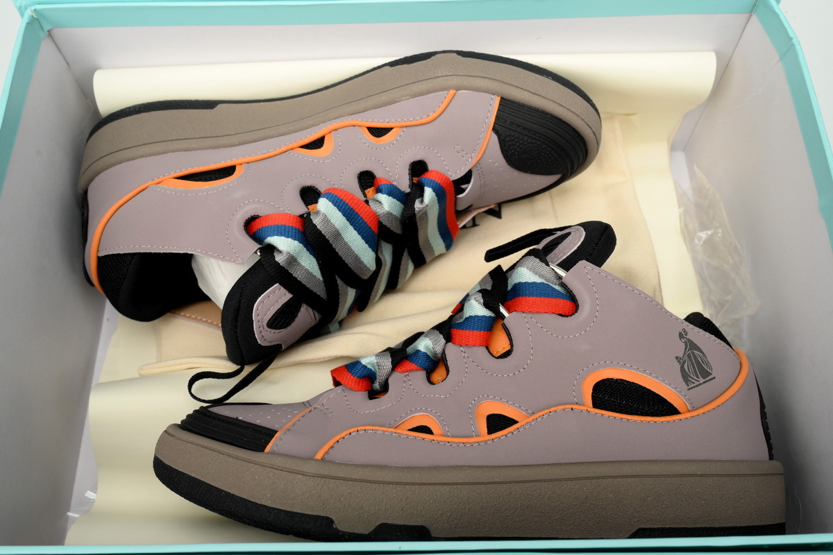 Lanvin Curb Sneakers Lady Graphic Brown – Standard Ver.