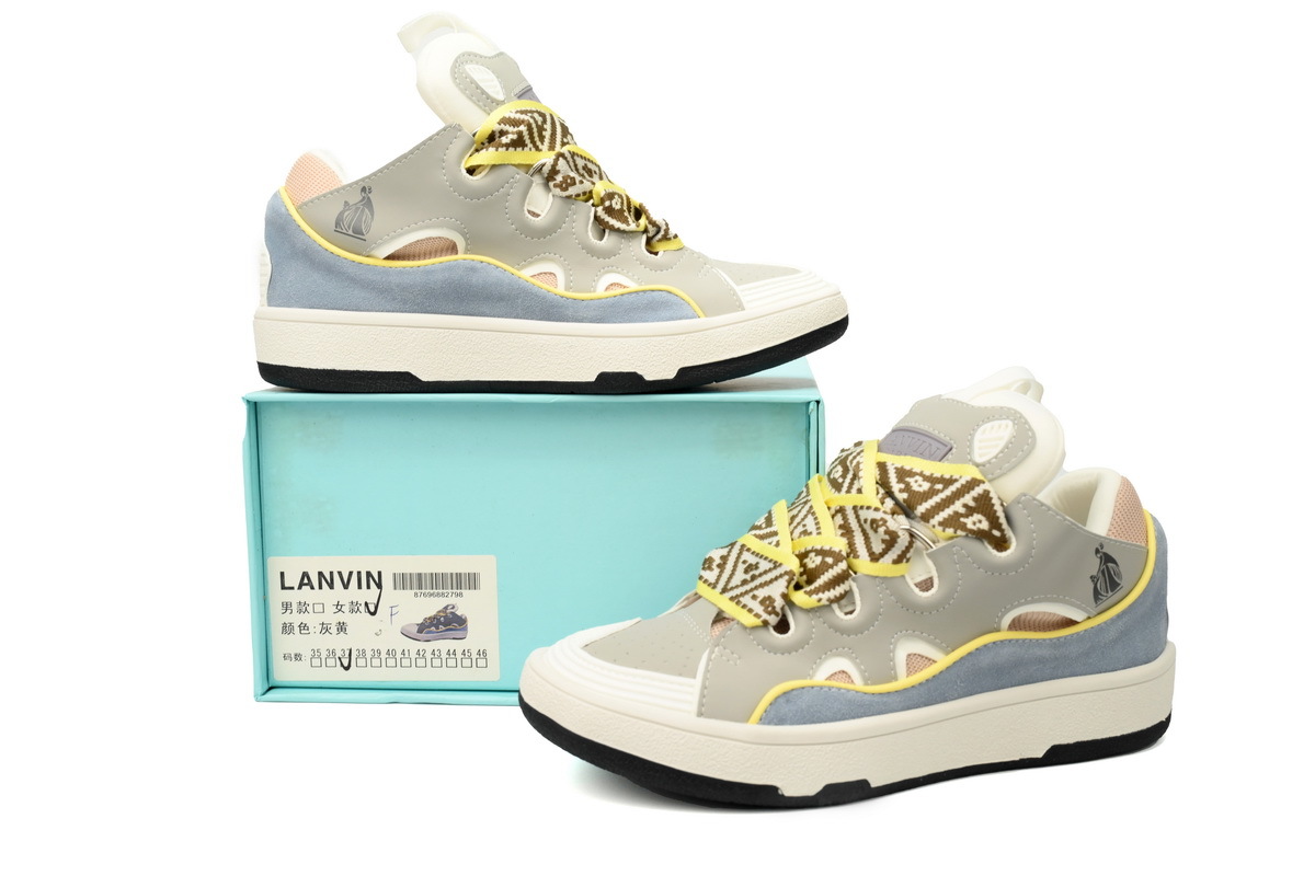 Lanvin Curb Sneakers Lady Graphic Gray – Standard Ver.