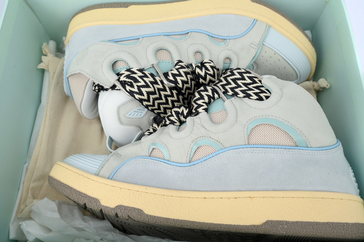 Lanvin Curb Sneakers Solid Blue – Premium Ver.