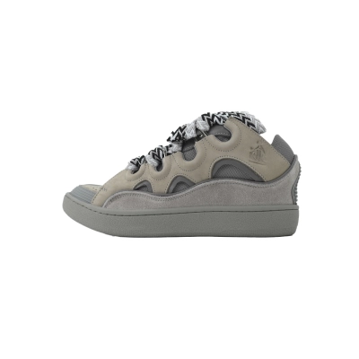 Lanvin Curb Sneakers Solid Gray – Premium Ver. 01