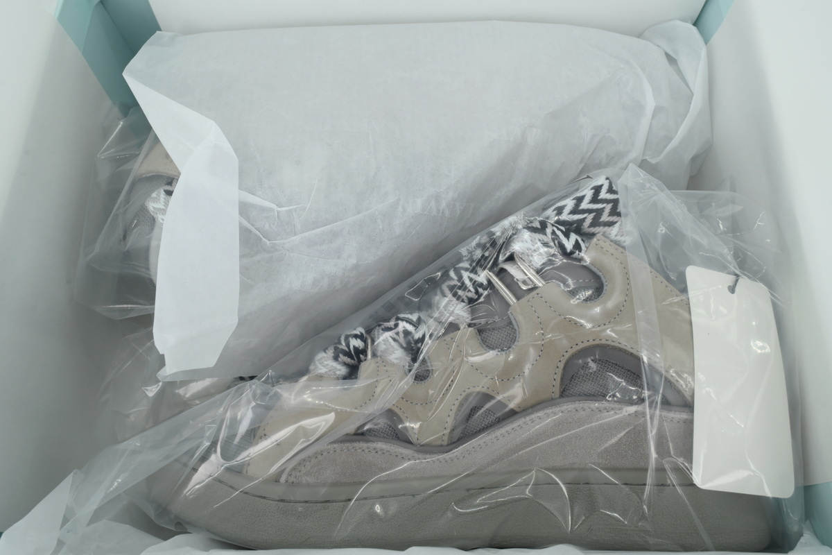 Lanvin Curb Sneakers Solid Gray – Premium Ver.
