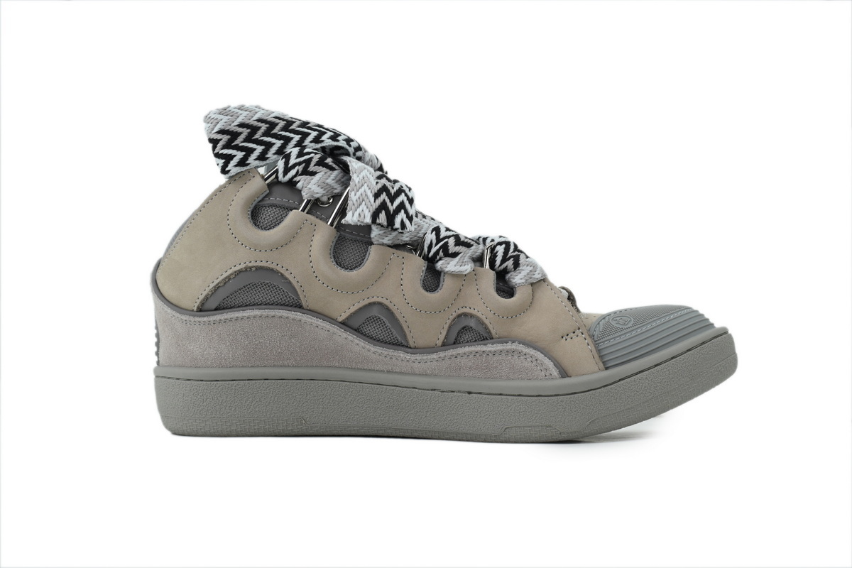 Lanvin Curb Sneakers Solid Gray – Premium Ver.