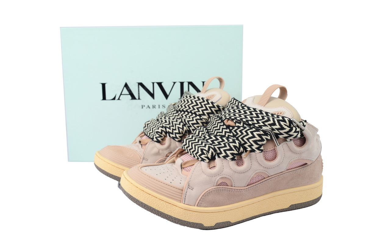 Lanvin Curb Sneakers Solid Pink – Premium Ver.
