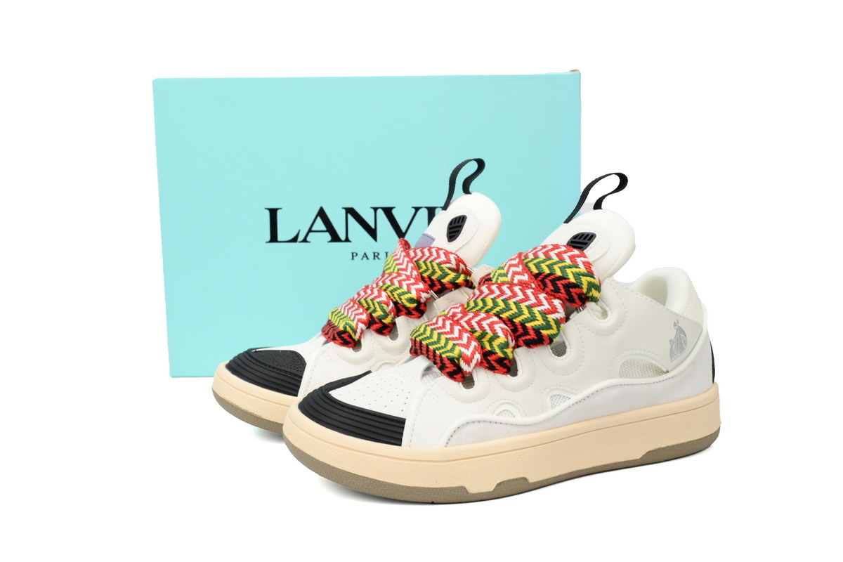 Lanvin Curb Sneakers White Black – Standard Ver.