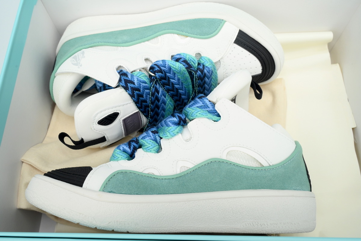 Lanvin Curb Sneakers White Blue – Standard Ver.