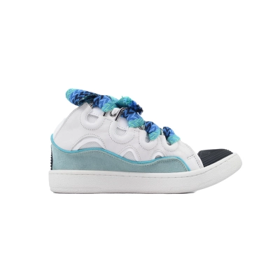 Lanvin Curb Sneakers White Blue – Premium Ver. 02