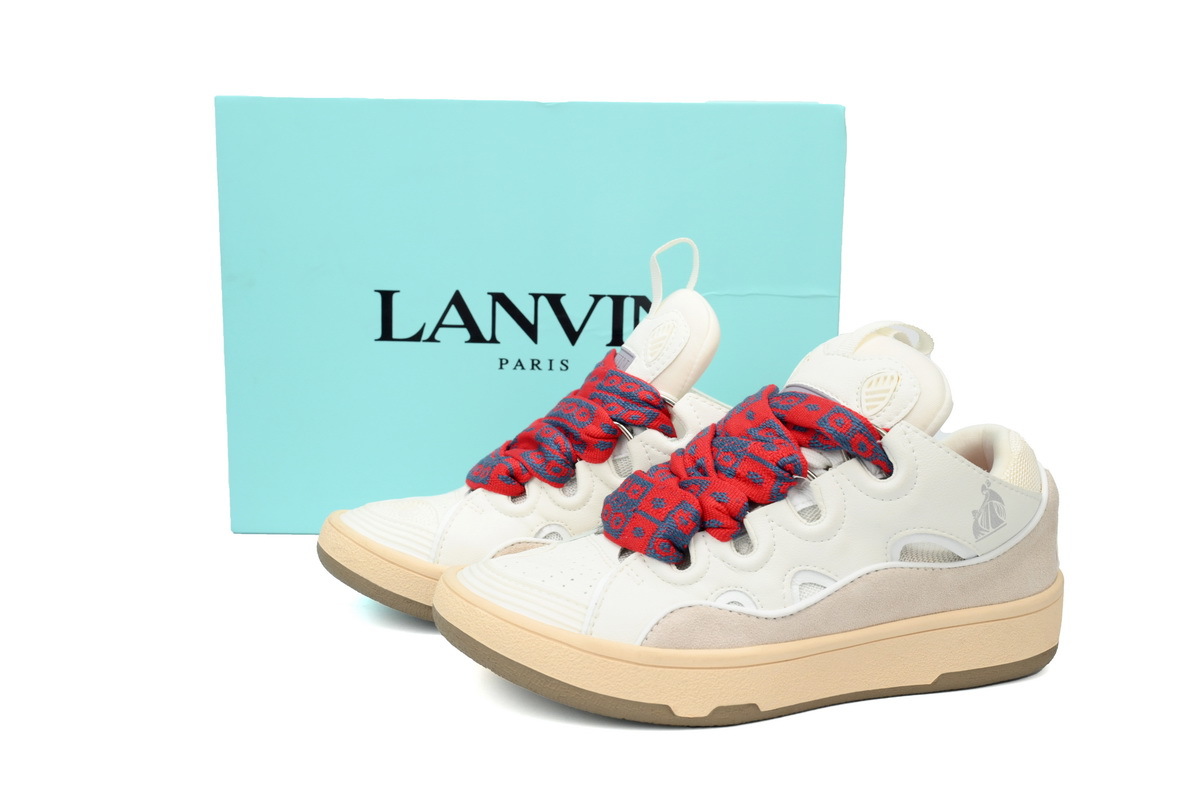 Lanvin Curb Sneakers White Gray – Standard Ver.