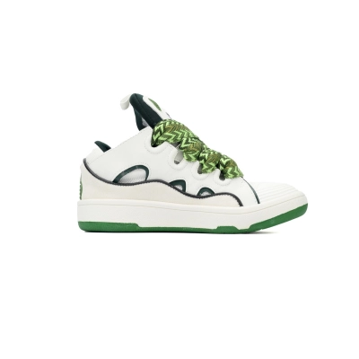 Lanvin Curb Sneakers White Green – Standard Ver. 02