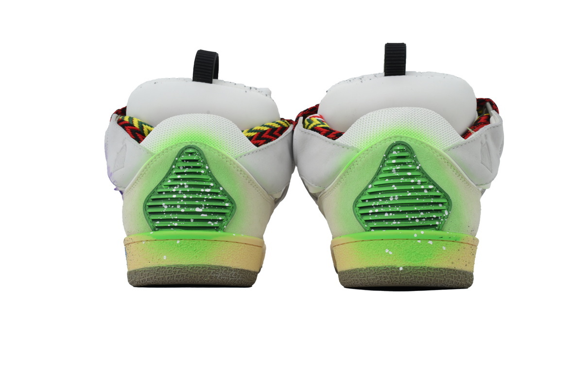 Lanvin Curb Sneakers White Paint Splatter – Premium Ver.