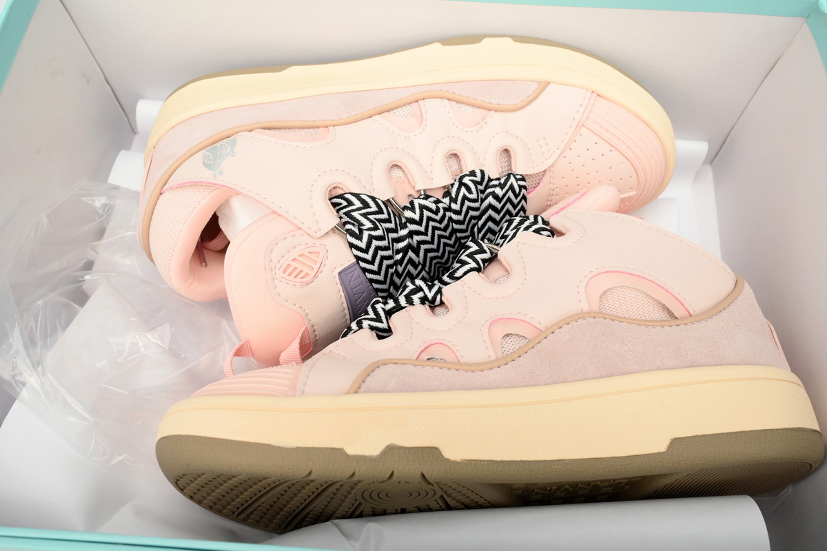 Lanvin Curb Sneakers White Pink – Standard Ver.