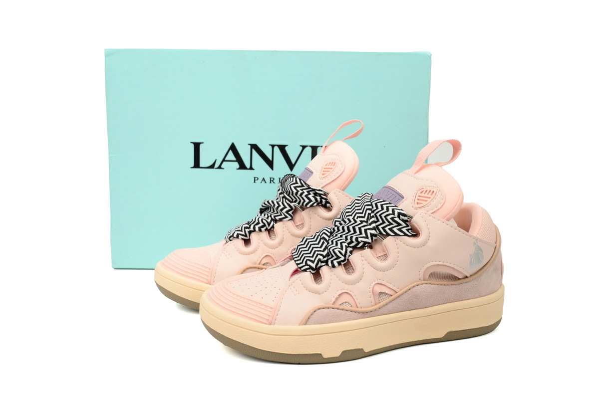 Lanvin Curb Sneakers White Pink – Standard Ver.
