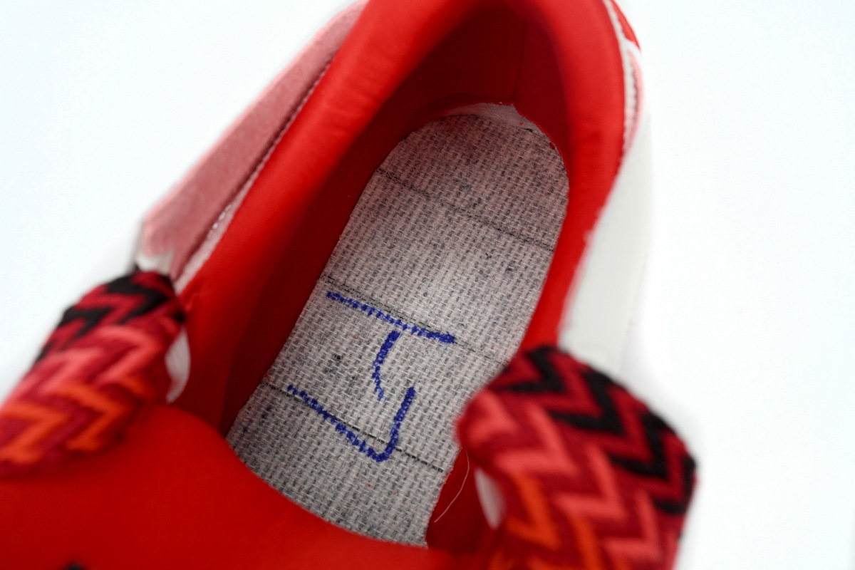 Lanvin Curb Sneakers White Red – Standard Ver.