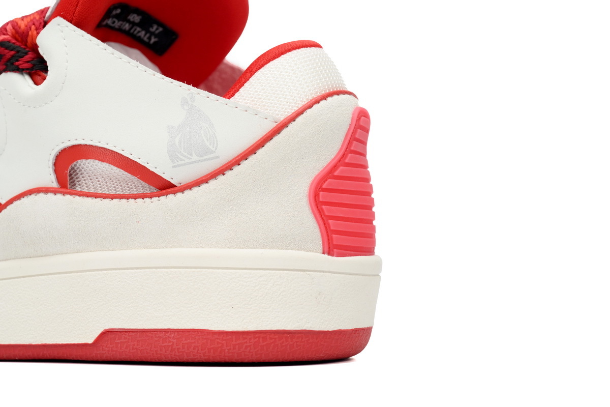 Lanvin Curb Sneakers White Red – Standard Ver.