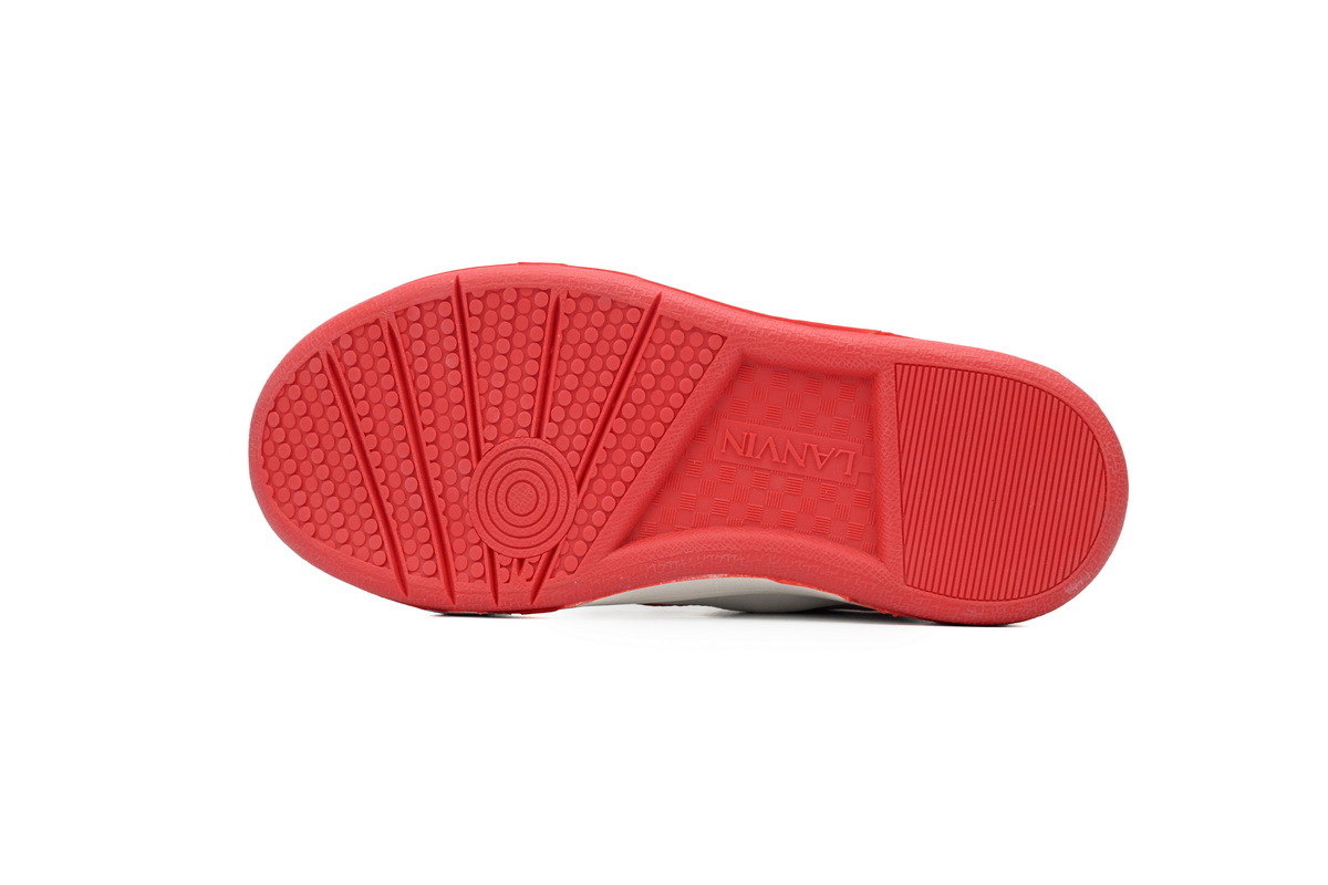 Lanvin Curb Sneakers White Red – Standard Ver.