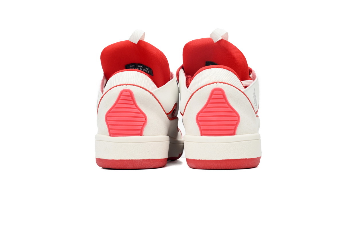 Lanvin Curb Sneakers White Red – Standard Ver.