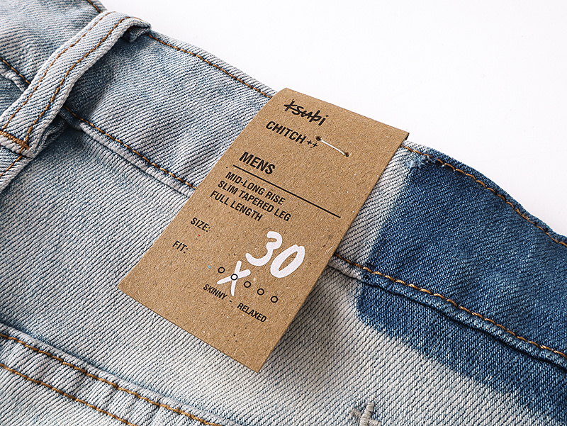 Ksubi Slim Tapered Jeans  Blue #KS9004