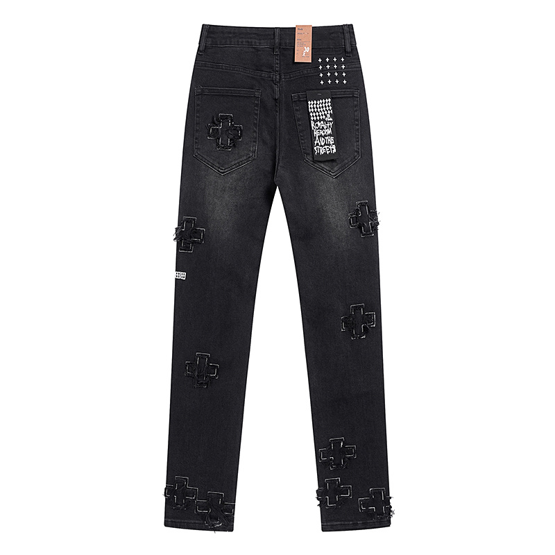 Ksubi Slim Tapered Jeans Black #KS9003