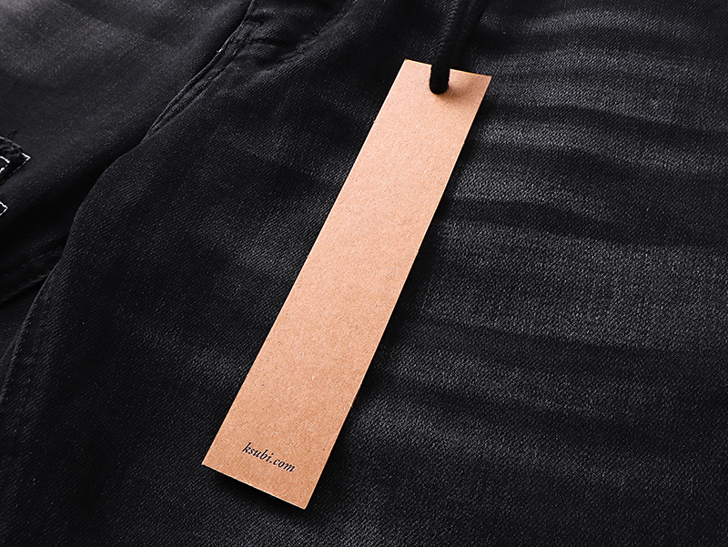 Ksubi Slim Tapered Jeans Black #KS9003