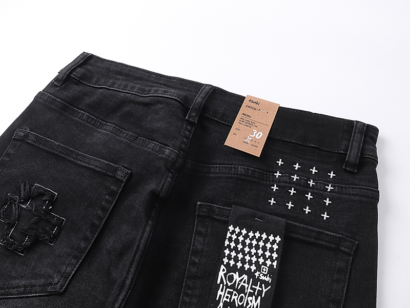 Ksubi Slim Tapered Jeans Black #KS9003