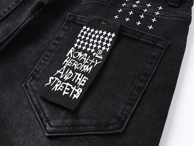 Ksubi Slim Tapered Jeans Black #KS9003