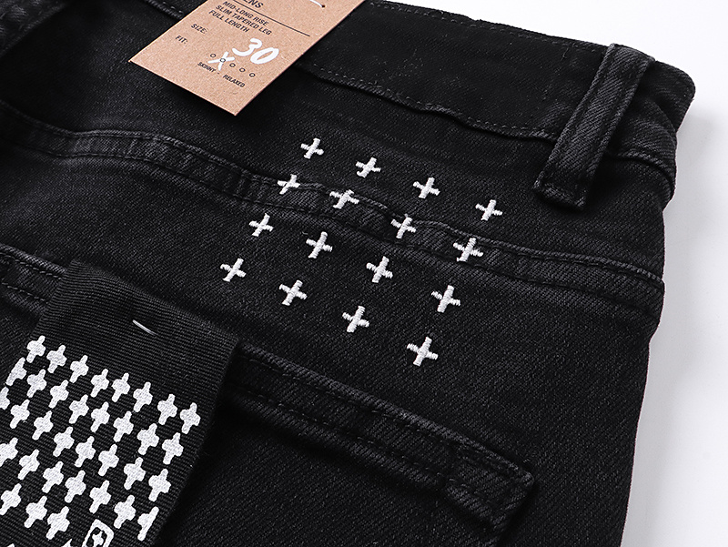 Ksubi Slim Tapered Jeans Black #KS9003