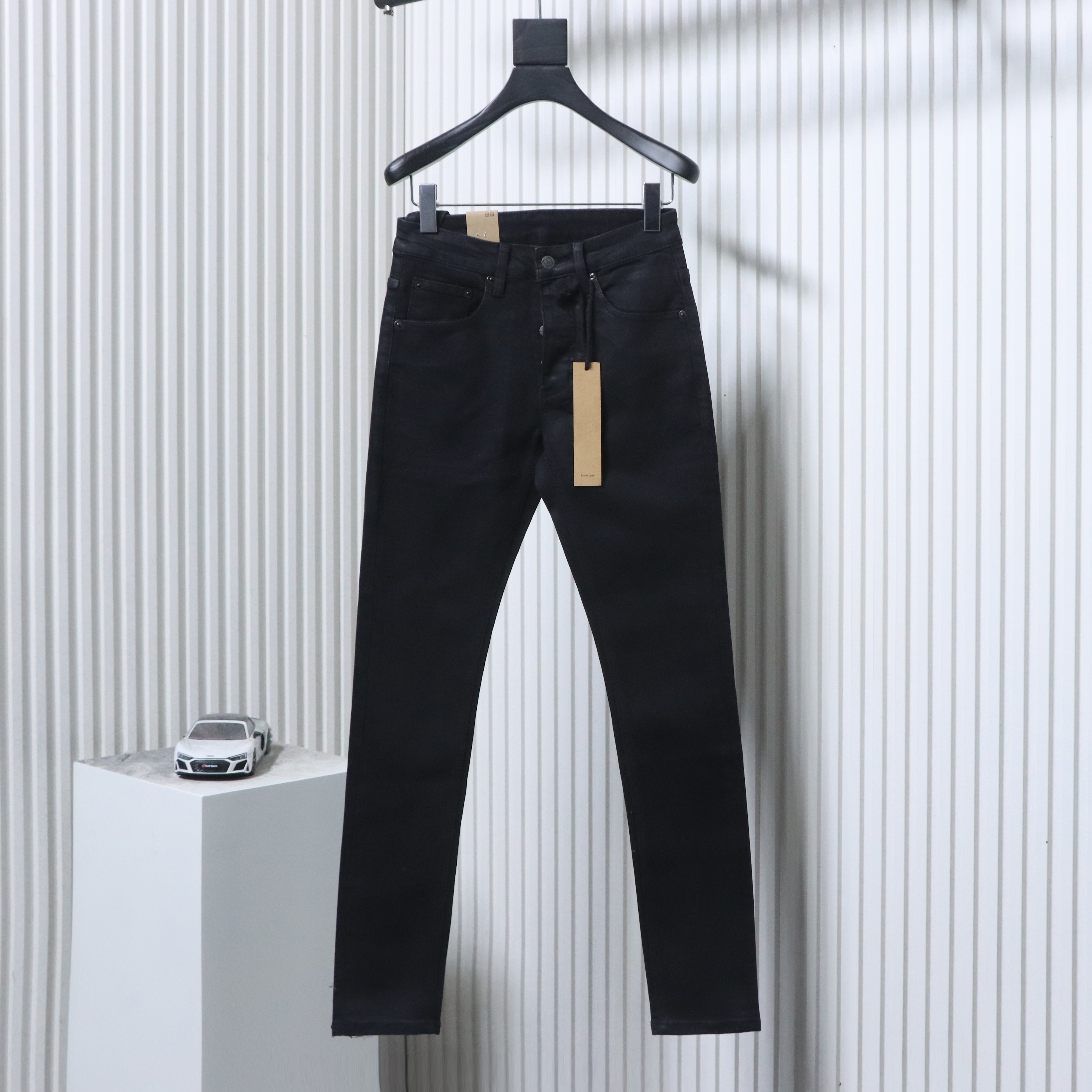 Ksubi Solid Color Back Pocket Letter Jeans