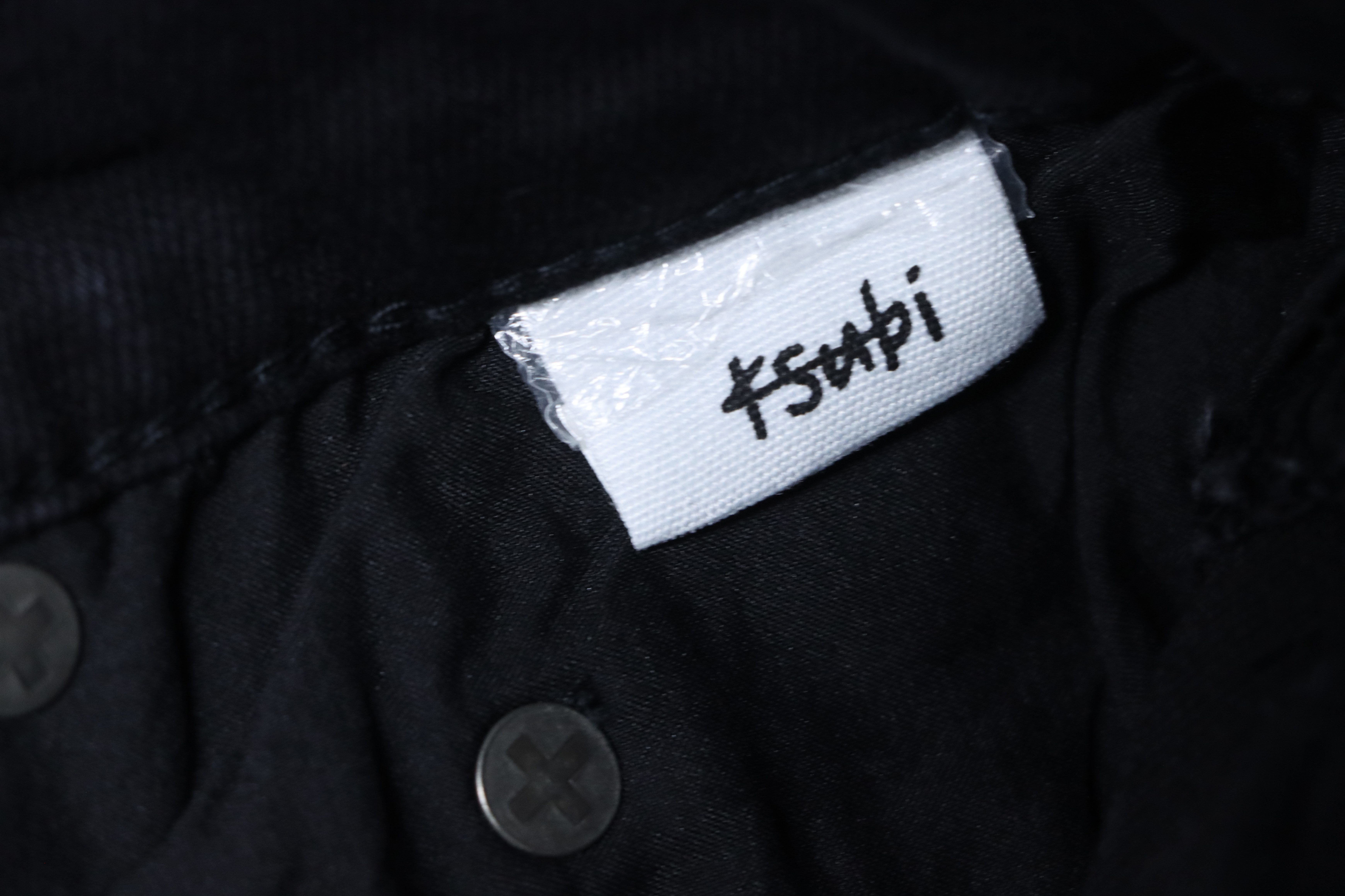 Ksubi Solid Color Back Pocket Letter Jeans