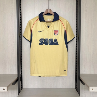 Arsenal 2001/02 Mens Retro Away Jersey 01