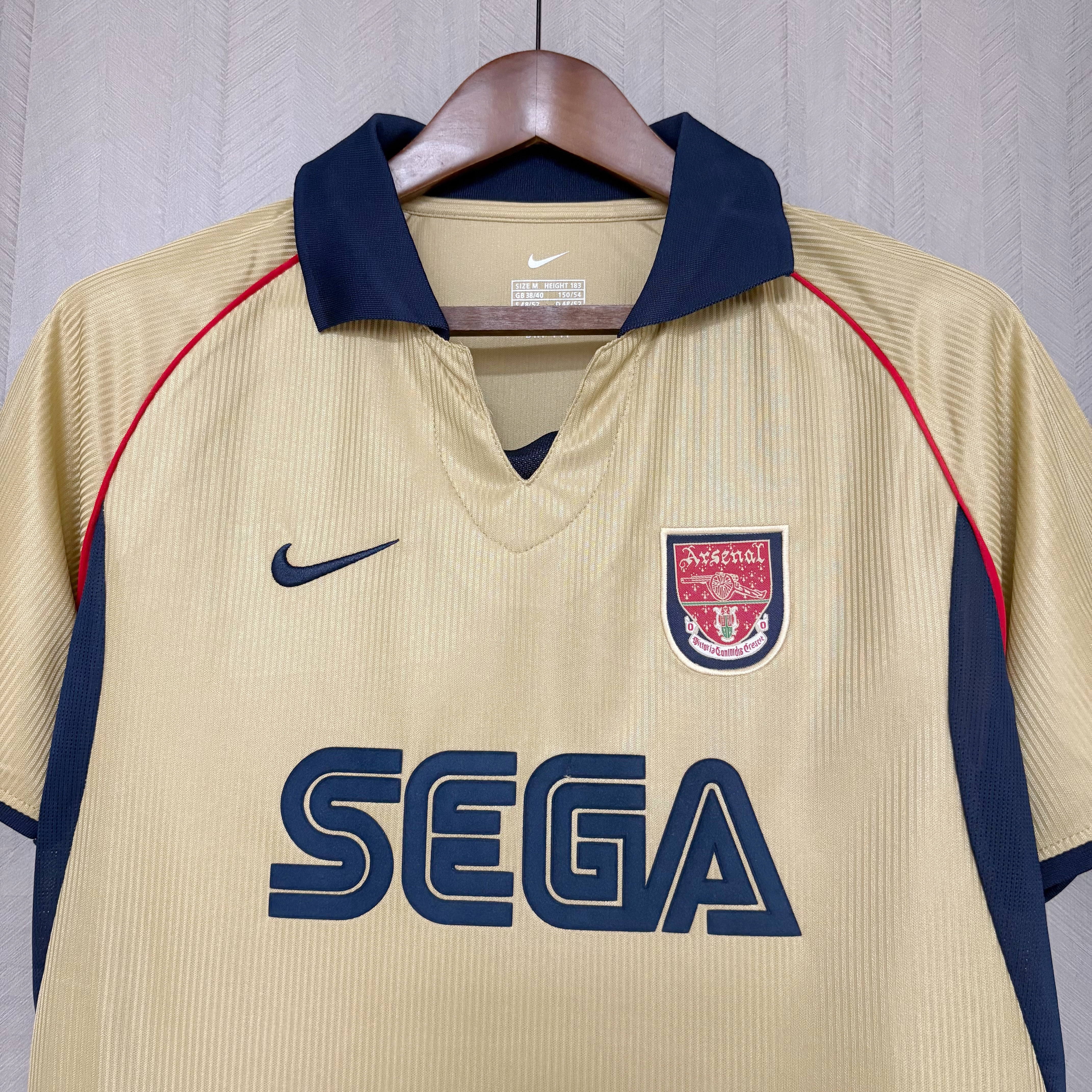 Arsenal 2001/02 Mens Retro Away Jersey