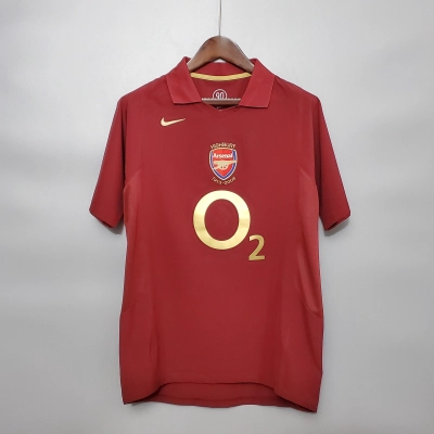 Arsenal 2005/06 Mens Retro Home Design 2 Jersey 01