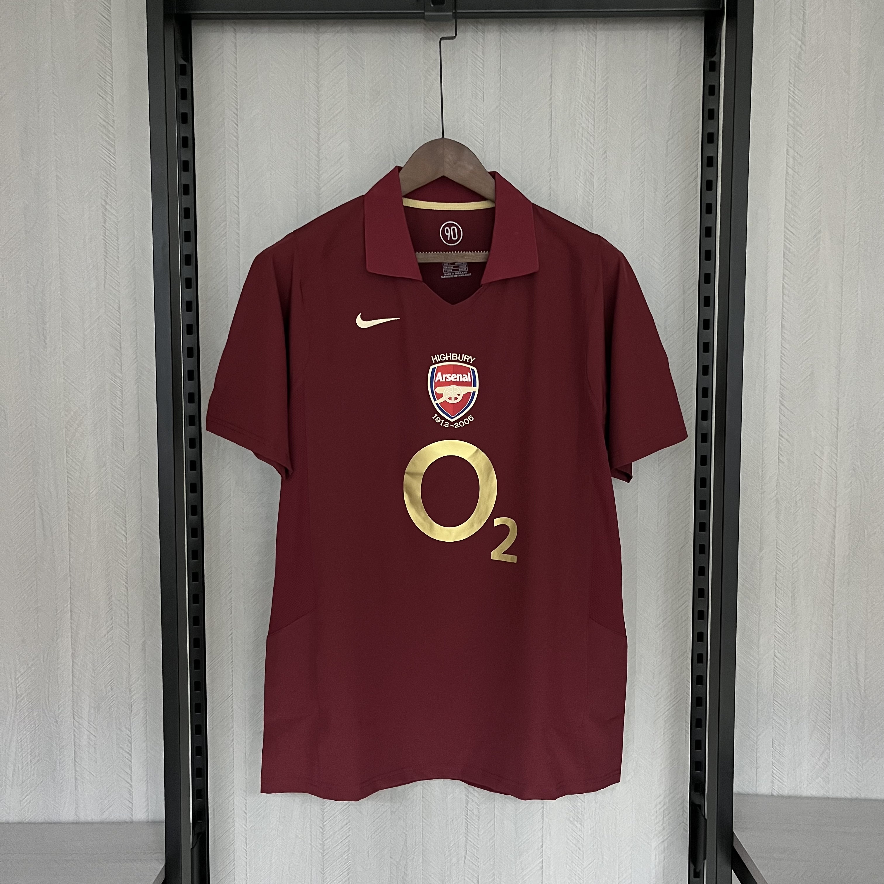 Arsenal 2005/06 Mens Retro Home Jersey