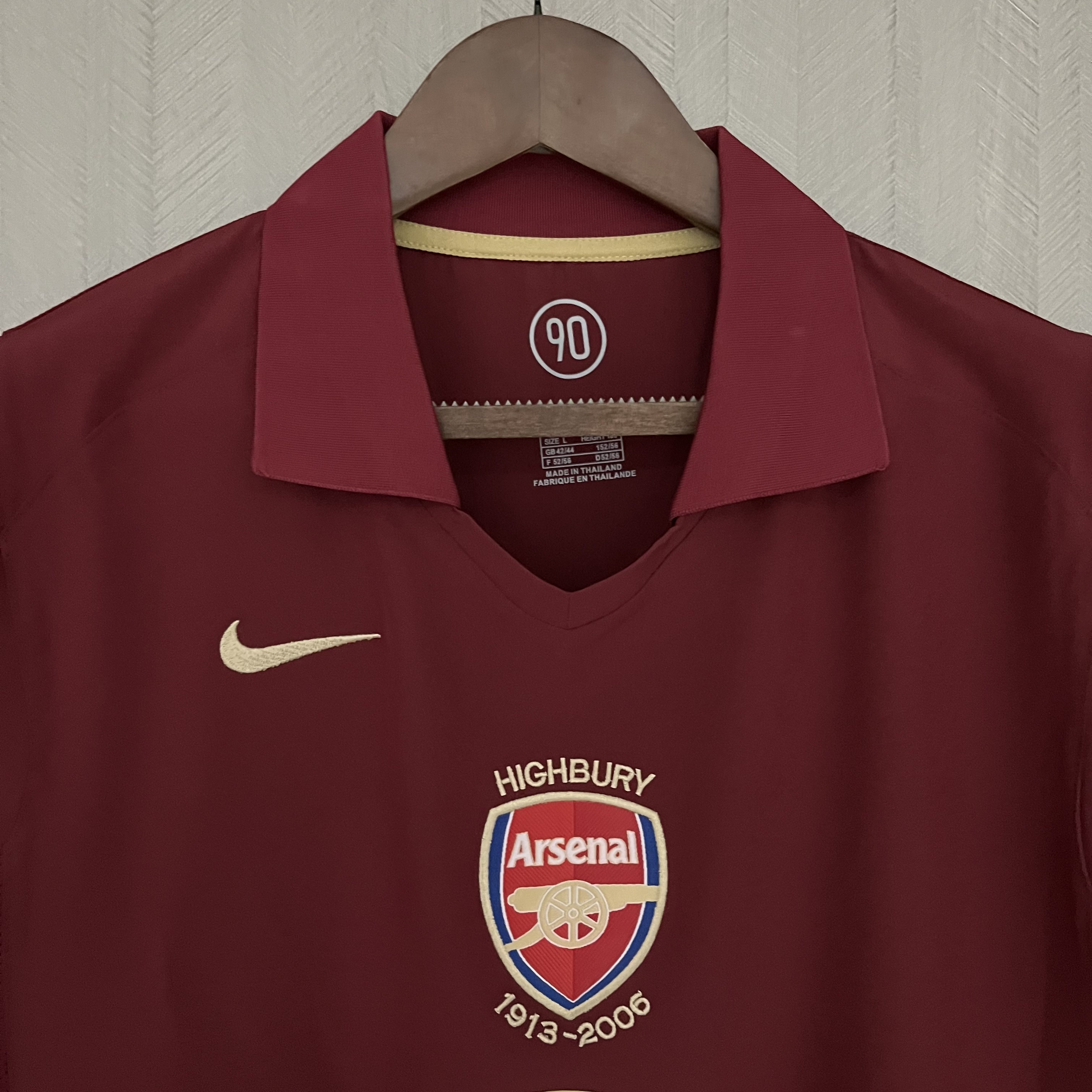 Arsenal 2005/06 Mens Retro Home Jersey