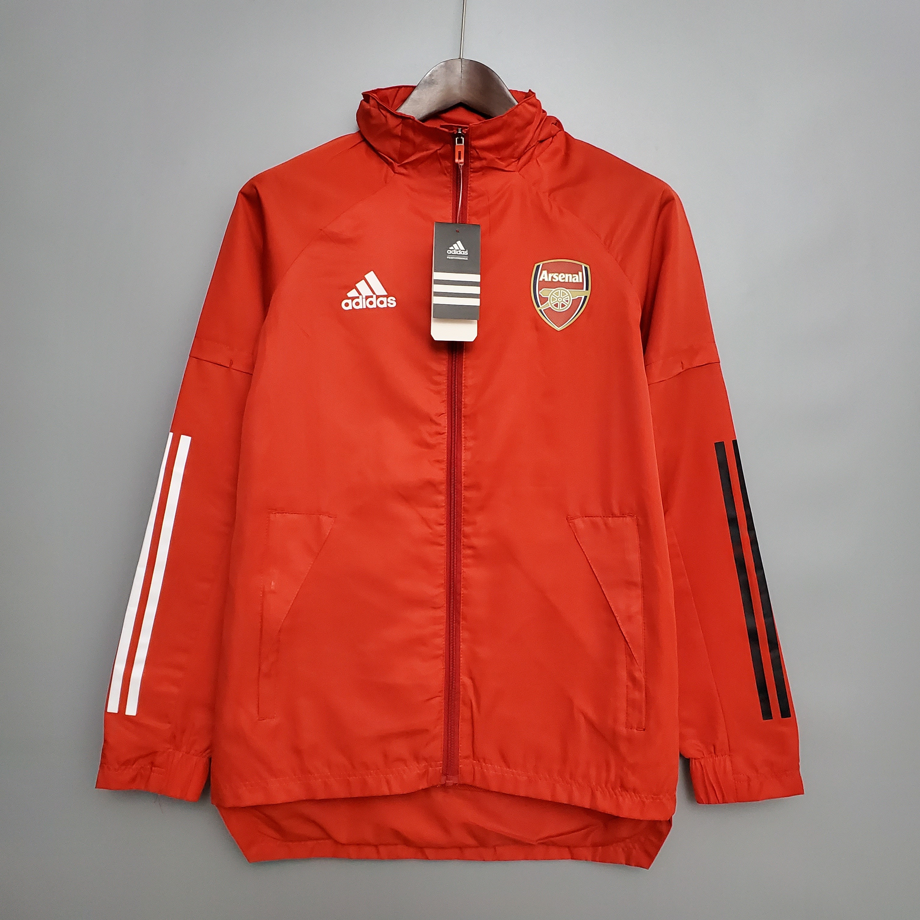 Arsenal 2020/21 Mens Red Windbreaker Jacket
