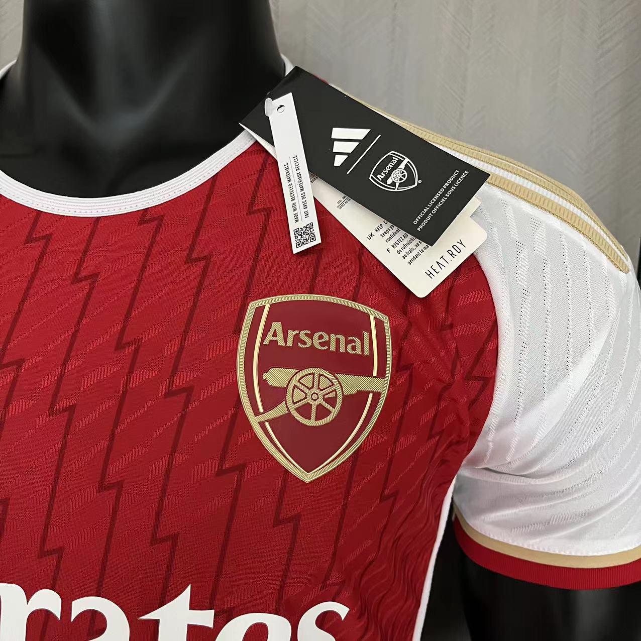 Arsenal 2023/24 Mens Player Version Home Jersey