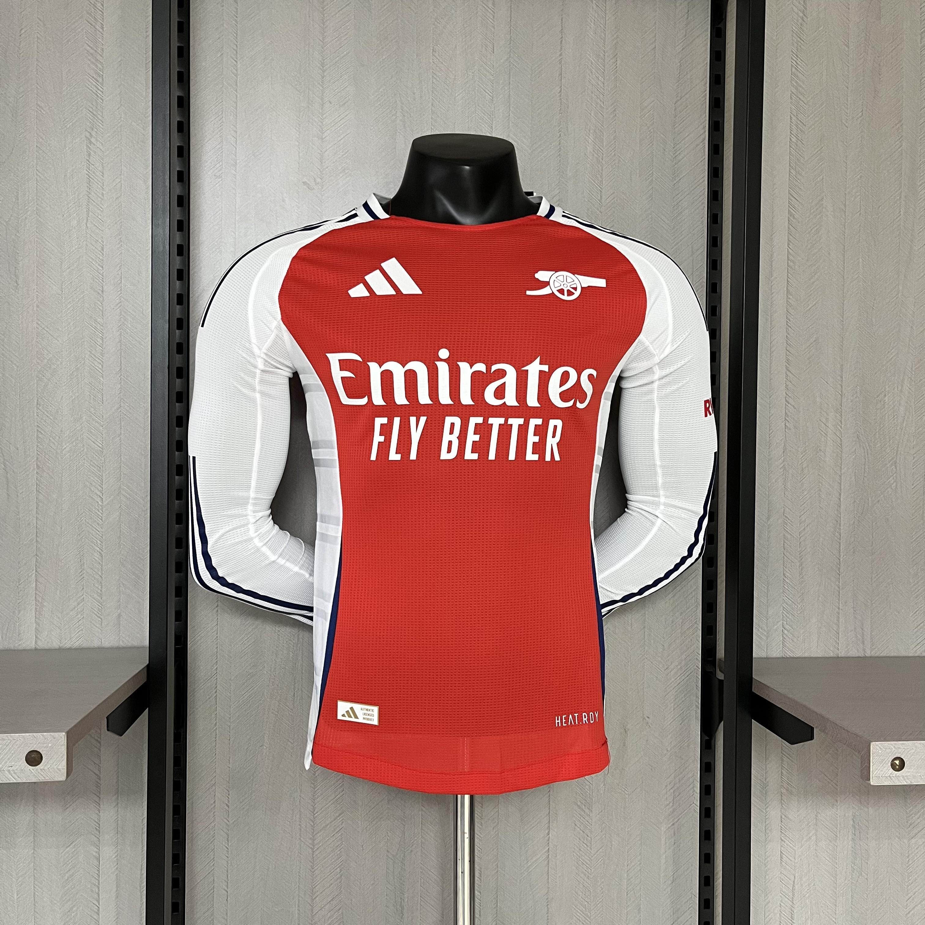 Arsenal 2024/25 Mens Player Version Long Sleeve Home Jersey
