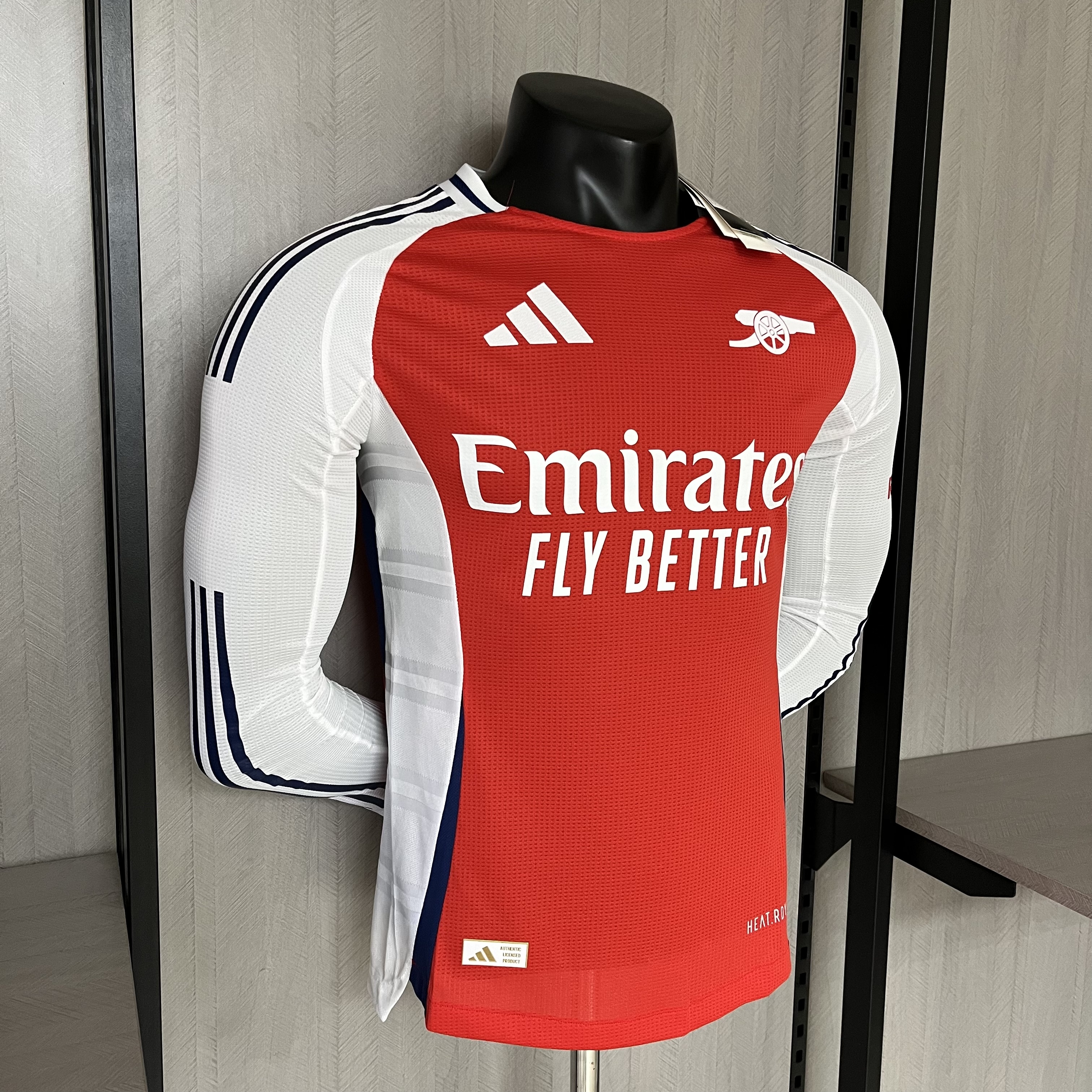 Arsenal 2024/25 Mens Player Version Long Sleeve Home Jersey