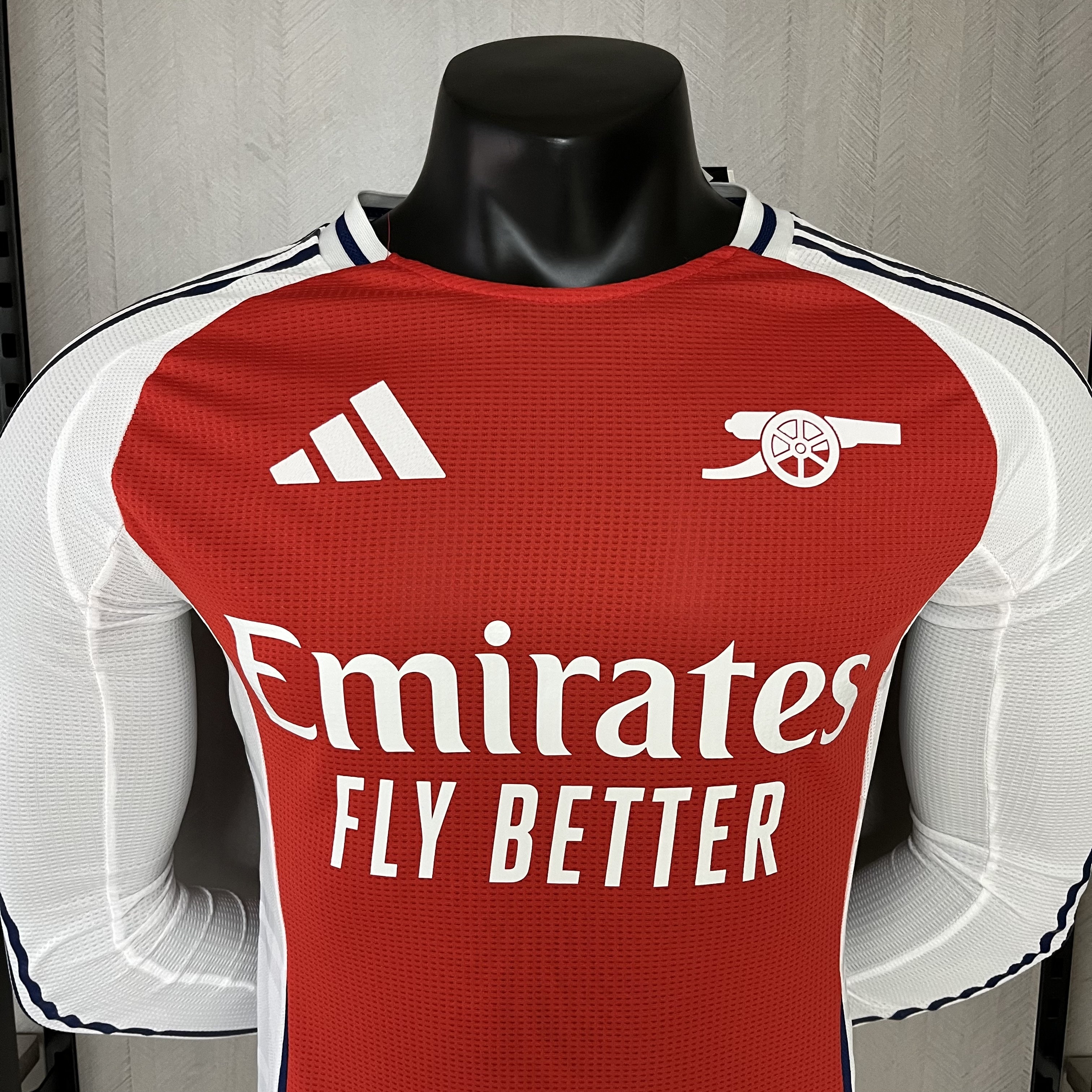 Arsenal 2024/25 Mens Player Version Long Sleeve Home Jersey