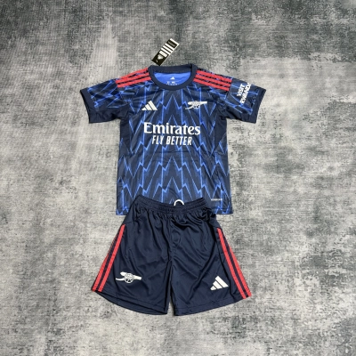 Arsenal 2025/26 Kids Away Kit 01