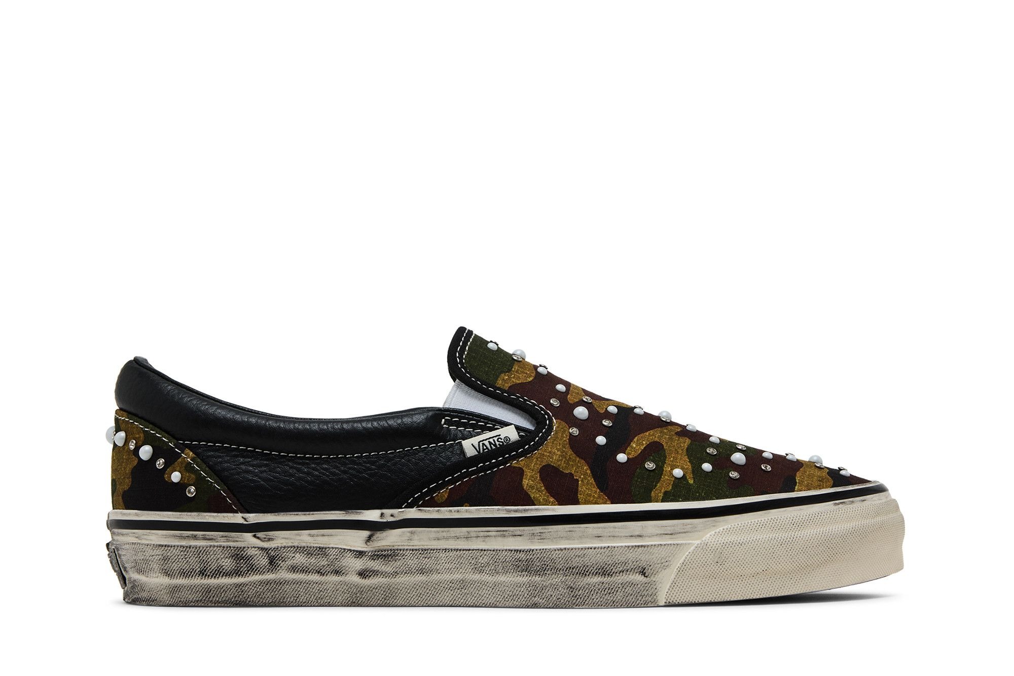 Vans LX Classic Slip On 98 Pearlized Pack Camo Black