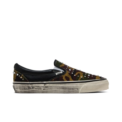 Vans LX Classic Slip On 98 Pearlized Pack Camo Black 02