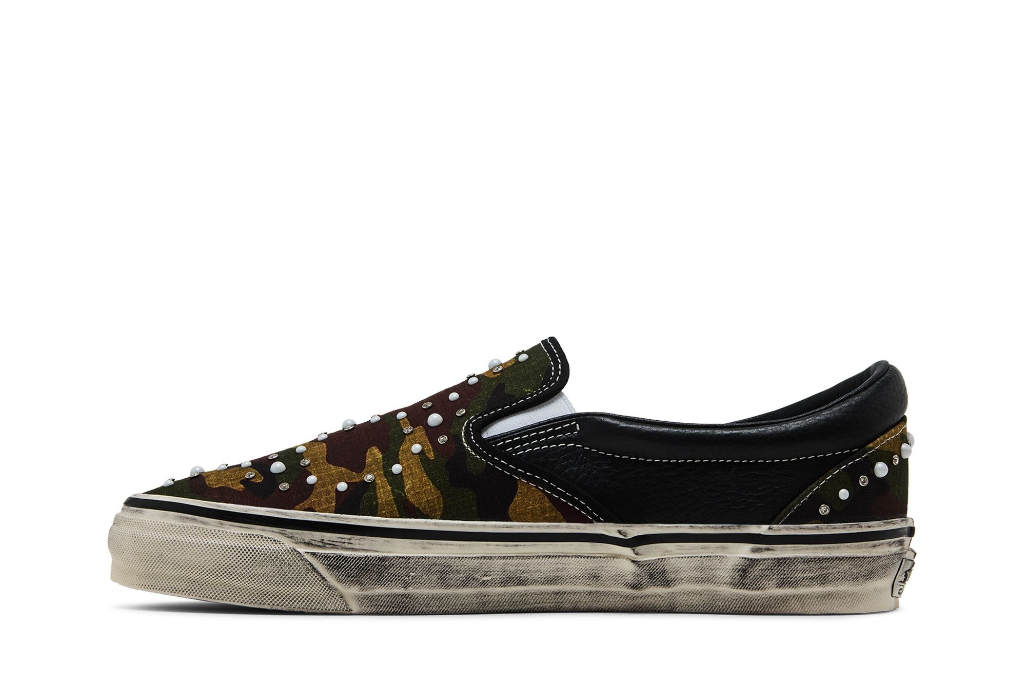 Vans LX Classic Slip On 98 Pearlized Pack Camo Black