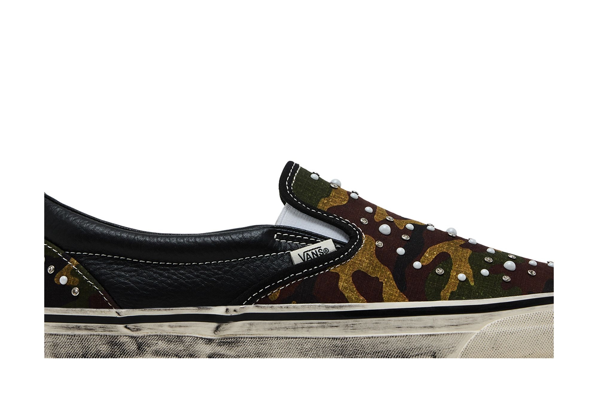 Vans LX Classic Slip On 98 Pearlized Pack Camo Black